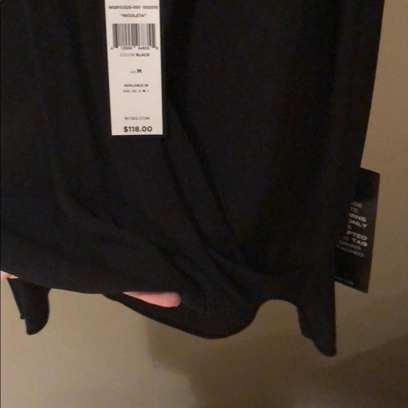 BCBG MaxAzria Nicoleta black top - Picture 6 of 7